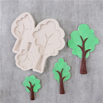 Tree Food Grade Silicone Molds, Fondant Molds, For DIY Cake Decoration, Chocolate, Candy, UV Resin & Epoxy Resin Craft Making