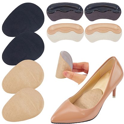 4 пар 4 моделей с гелевой подошвой и стельками из шерсти JP для передней части стопы, подушка для передней части стопы, для высоких каблуков