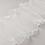 Ramo de flores de poliéster envoltura de papel de malla, para el día de San Valentín, boda, decoración de cumpleaños, con cuentas de plástico