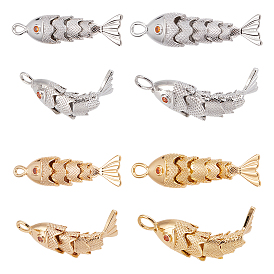 Латунные подвески, рыба