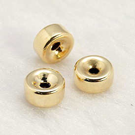 Yellow Gold Filled Beads Spacers, 1/20 14K Gold Filled, Cadmium Free & Nickel Free & Lead Free, Rondelle