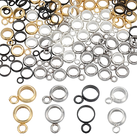 80 шт. 4 стили 304 и 201 дужки из нержавеющей стали, петля под залог, кольцо