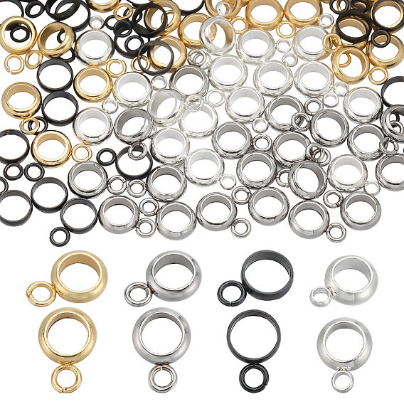 80 шт. 4 стили 304 и 201 дужки из нержавеющей стали, петля под залог, кольцо