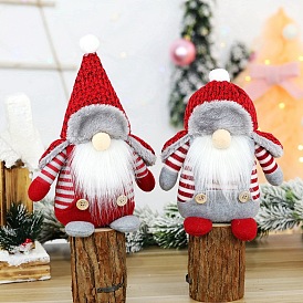 Christmas decorations Santa Claus ornaments Christmas faceless doll doll Nordic forest people window decoration supplies