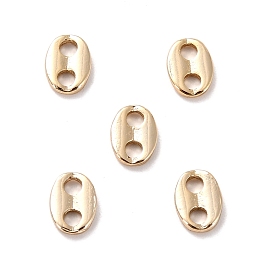 Brass Links Connectors, Long-Lasting Plated, Cadmium Free & Lead Free, Oval