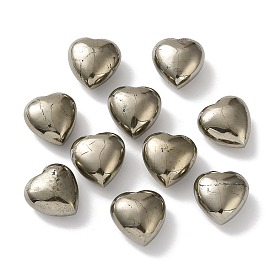 Натуральные пиритовые сердечные пальмовые камни, Подарок для медитации на баланс энергии Рейки