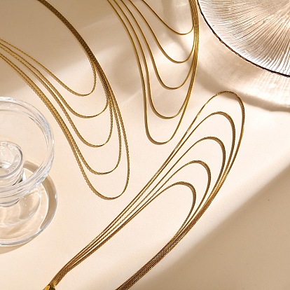 304 многослойные ожерелья из нержавеющей стали для женщин