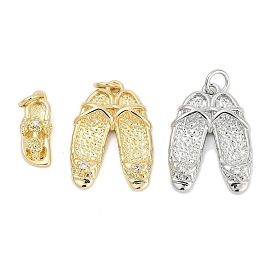 Латунные микропаве прозрачные кубические циркониевые подвески, обувной, без кадмия и без свинца, долговечный, стойки покрытие, с целью перехода в кольце