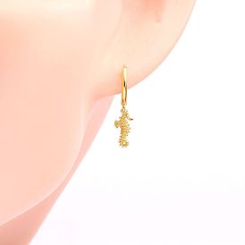 925 Sterling Silver Seahorse Earrings - Creative Ocean Life Jewelry