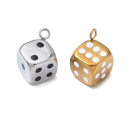 304 подвески из нержавеющей стали, с эмалью, амулеты в кости