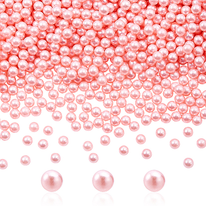 Абс пластиковые жемчужные бисера, круглые, без отверстия 