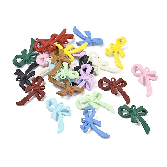 Подвески из сплава аэрозольной краски, без свинца, без кадмии и без никеля, бантом