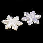 Acrylic Imitation Shell Beads, Snowflake