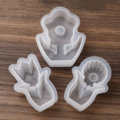 Силиконовые формы для свечей своими руками, формы для литья смолы, цветок