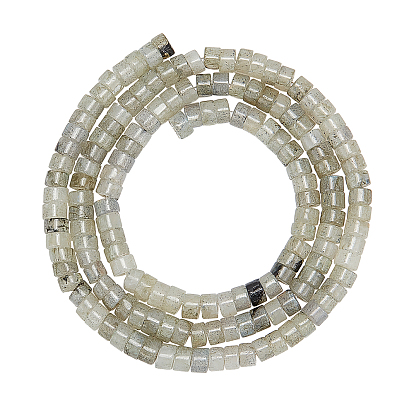 Chapelets de perles labradorite naturelle , perles heishi, Plat rond / disque