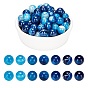 Natural Agate Beads, Dyed, Round, Grade A