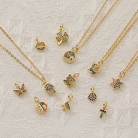 Women's Fashion Jewelry Small Mini Pendant Creative Personality Necklace Versatile Accessories