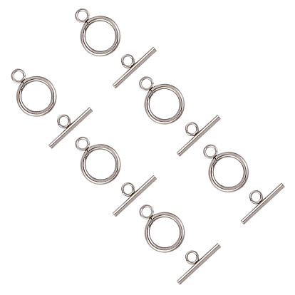 304 Stainless Steel Ring Toggle Clasps