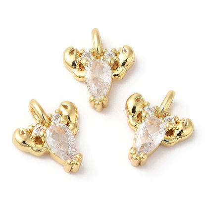 Стойка металлическая латунная микропрофилированная кубическая циркония подвески, долговечный, без свинца и без кадмия, омар