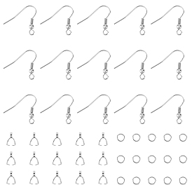 304 Stainless Steel Earring Hooks & Pinch Bails & Open Jump Rings