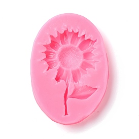 DIY Food Grade Silicone Making Molds, Resin Casting Molds, For UV Resin, Epoxy Resin Jewelry Making, Sunflower