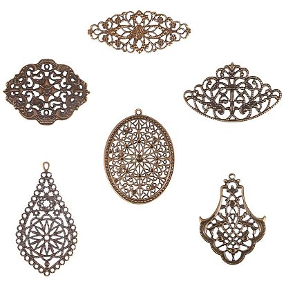 Iron Pendants, Mixed Shapes