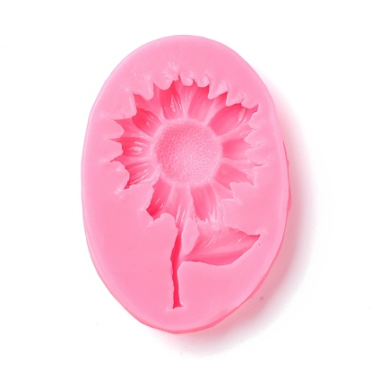 DIY Food Grade Silicone Making Molds, Resin Casting Molds, For UV Resin, Epoxy Resin Jewelry Making, Sunflower