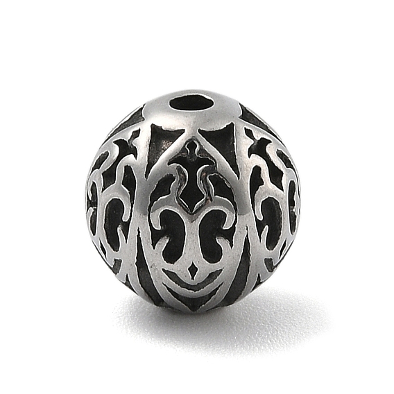 316 бусины из хирургической нержавеющей стали, круглые