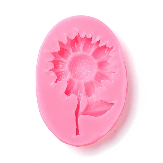 DIY Food Grade Silicone Making Molds, Resin Casting Molds, For UV Resin, Epoxy Resin Jewelry Making, Sunflower