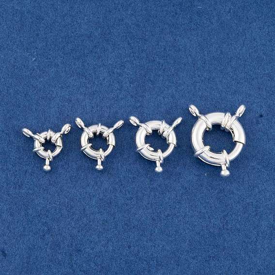 Латунная пружинная застежка, без кадмия и без свинца, долговечный, кольцо