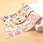 Cotton and Linen Wired Ribbon, for Christmas Party, Gift Wrapping, Home Decor, Crafts Making