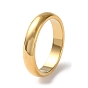 Ion Plating(IP) 304 Stainless Steel Simple Plain Band Finger Ring for Women Men