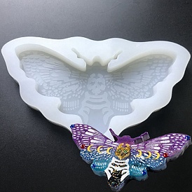 Moth DIY Silicone Molds, Resin Casting Molds, for UV Resin, Epoxy Resin Craft Making