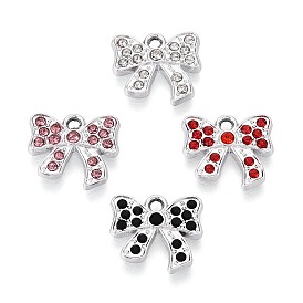 Подвески из сплава и страза, бантом прелести