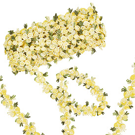 Отделка из полиэстера, лента для изготовления украшений, аксессуары для одежды, вишни шаблон