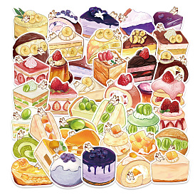 40Pcs Cartoon Colorful Dessert  Paper Stickers, Adhesive Roll Sticker Labels, for Envelopes, Embosser Stamp Sealing Certificate Stickers