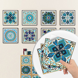 Mandala tile pattern frosted floor paste kitchen tile desktop renovation waterproof wall paste MZ-6-014