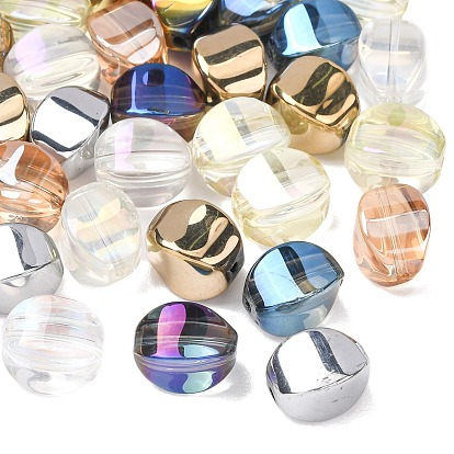 Гальванические стеклянные бусины, тыква