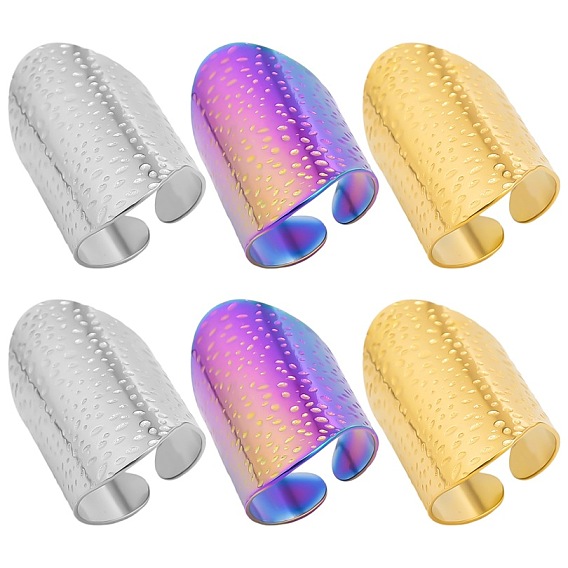 304 открытая манжета из нержавеющей стали, широкое кольцо полоса