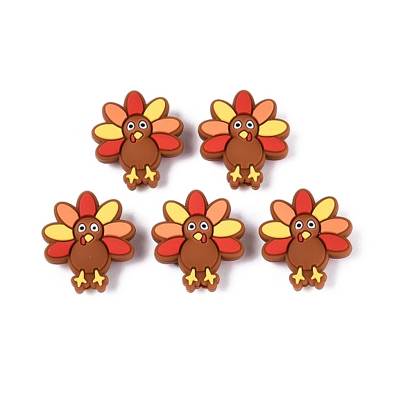 Silicone Beads, Turkey Shape