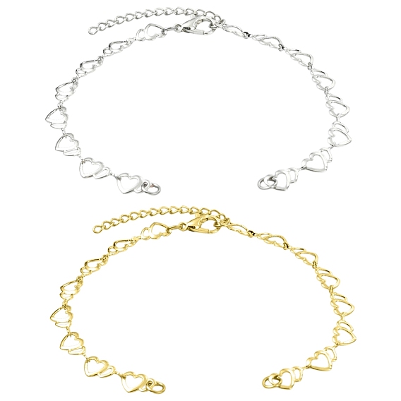 2шт. латунный конец с цепями, Сплав с застежками когтя омара