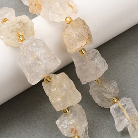 Сырой грубый натуральный кристалл кварца, горного хрусталя, самородки