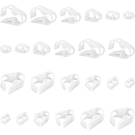 Ahademaker 24шт 6 стиль pom пластиковый шланг регуляторы расхода, роберт зажимы, хомут для остановки воды