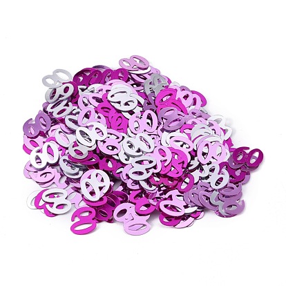 60 Confetti, 60th Birthday Decorations, for Birthday Table Decor Party Favors