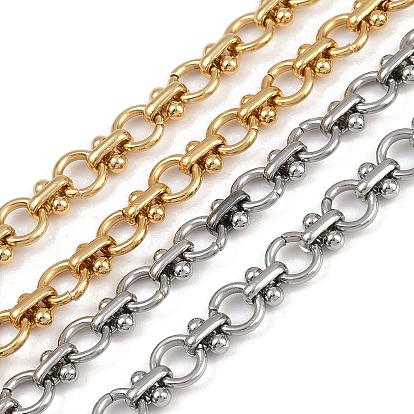 304 кольцо из нержавеющей стали с круглыми звеньями цепи, несварные, ионное покрытие (ip), с катушкой