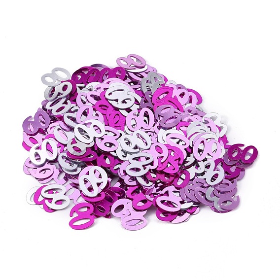 60 Confetti, 60th Birthday Decorations, for Birthday Table Decor Party Favors