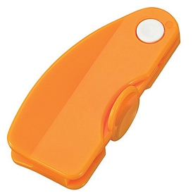 Plastic Folding Orange Peelers, with Stainless Steel Blade