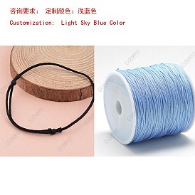 Fabricación de brazaletes de cuerda de nylon ajustable