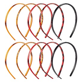 Plastic Hair Band Findings, Round