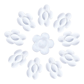 Gorgecraft 10Pcs Door Knob Wall Shield Transparent Soft Silicone Wall Protector, Flower